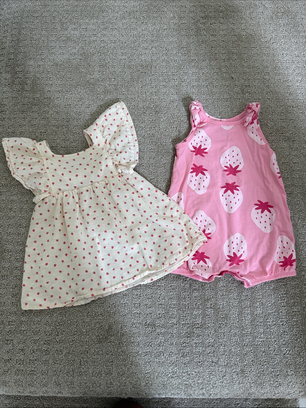Baby Girl Strawberry Outfits